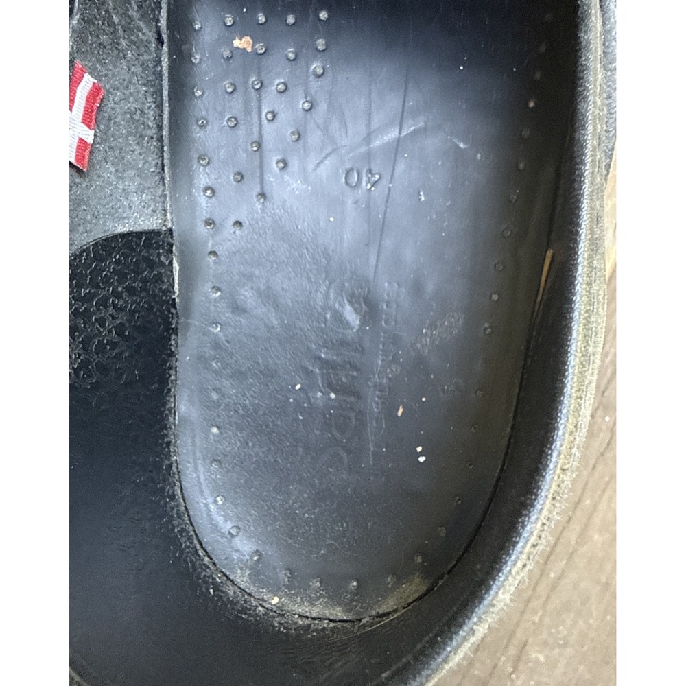 Sanita The Original Danish Clogs Work Nurse Women's Black Patent Size 40 - Picture 9 of 10